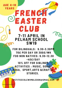 French Easter Club poster