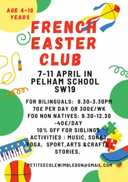 French Easter Club poster
